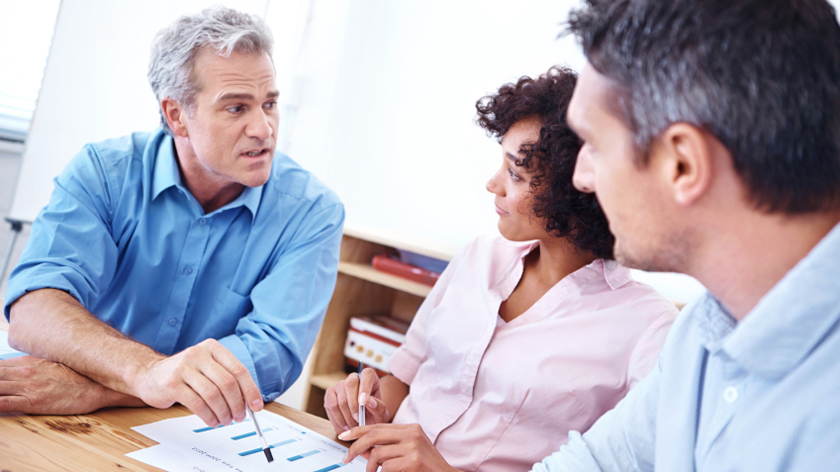 Sales Rep with Couple